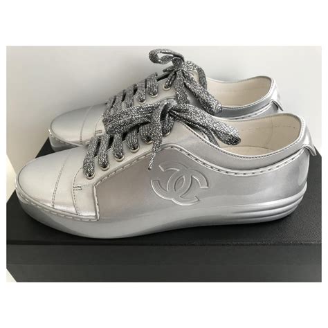 sneakers chanel femme pas cher|Chanel sneakers for sale.